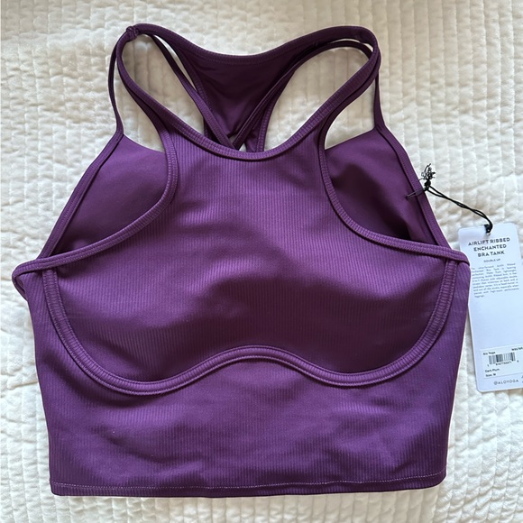 ALO Yoga Other - New Alo with tags Ribbed Airlift Enchanted Bra Tank size M